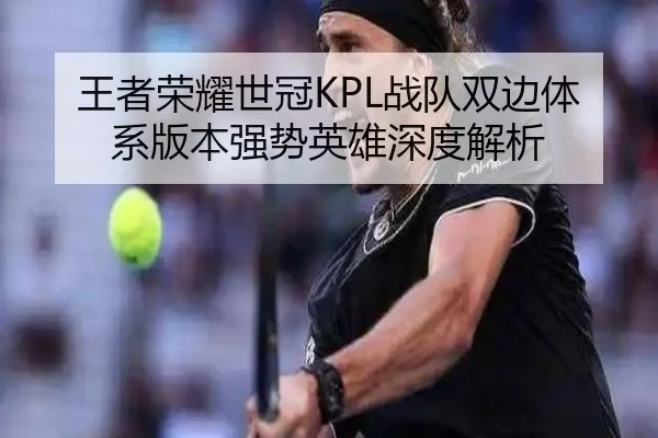 王者荣耀世冠KPL战队双边体系版本强势英雄深度解析